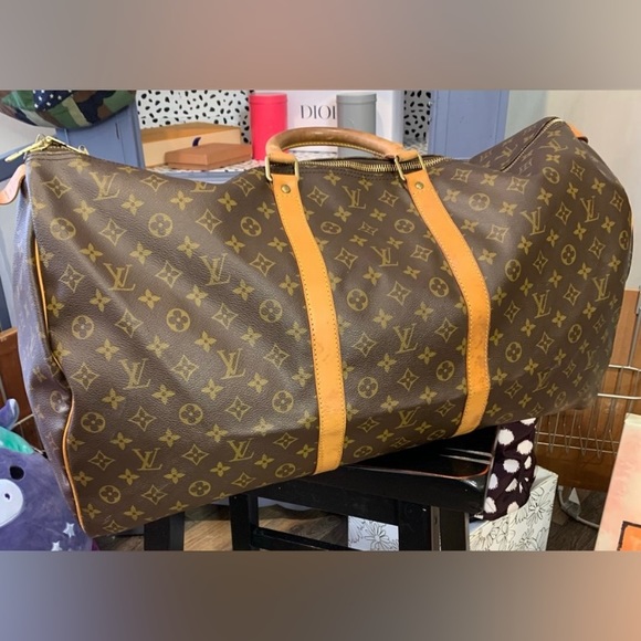 ENTER TO WIN!! 🎁 LOUIS VUITTON KEEPALL 60 BANDOULIÈRE EUC - Picture 2 of 16